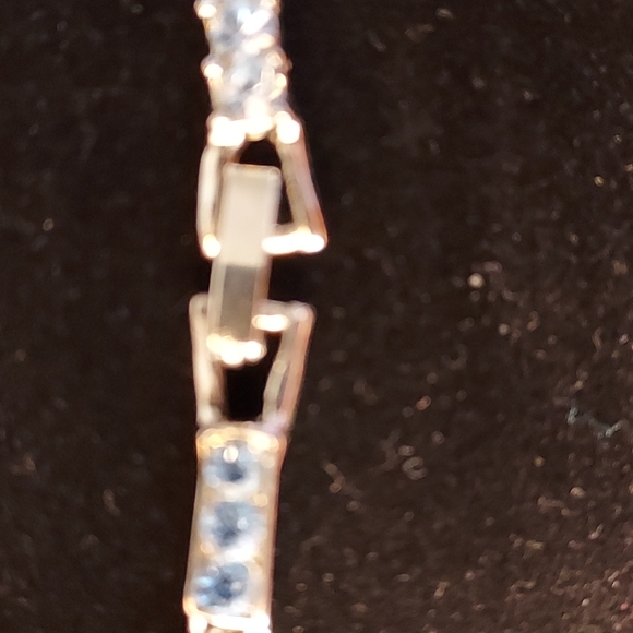 Blue Rhinestone necklace - Picture 3 of 3